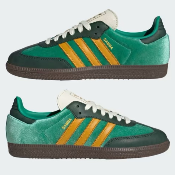 🤑 ADIDAS SAMBA COLLEGIATE GREEN YELLOW 🤑